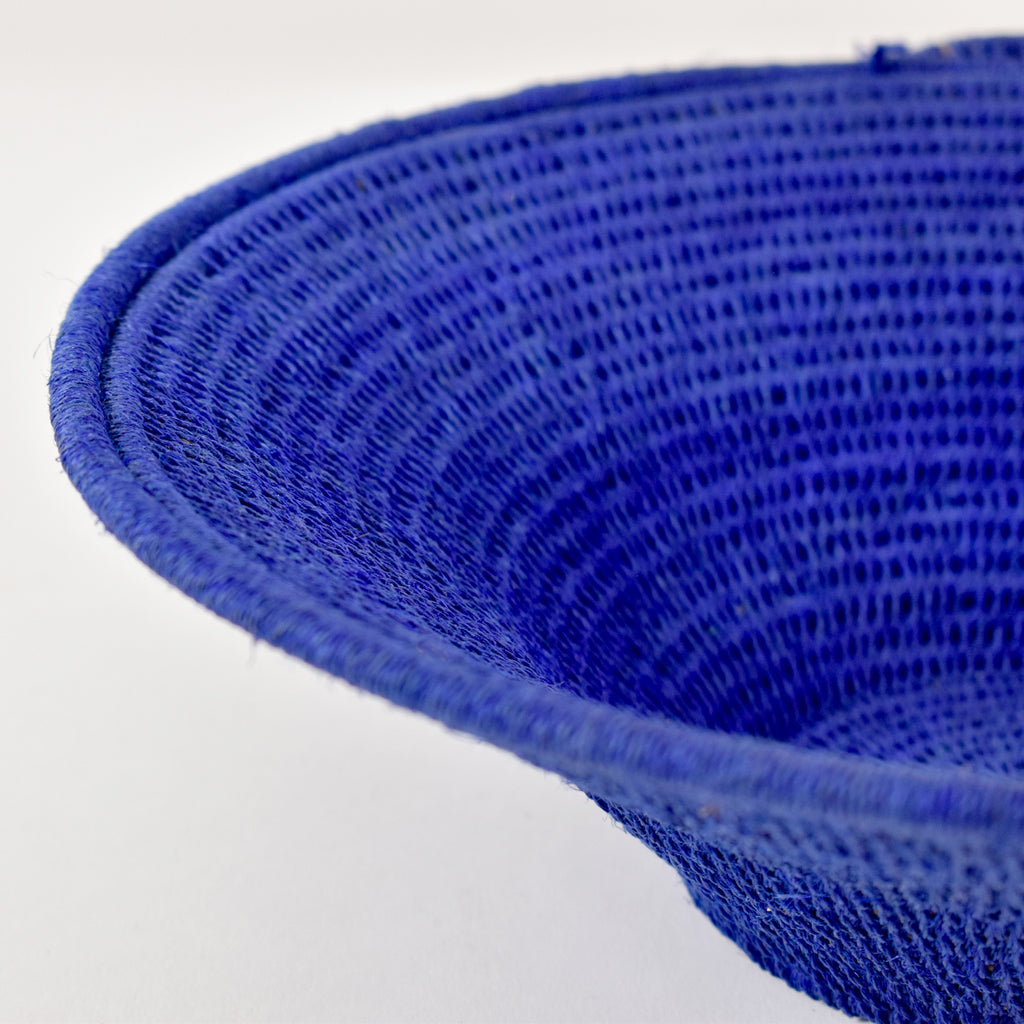 Navy Sisal Handwoven Basket Eswatini