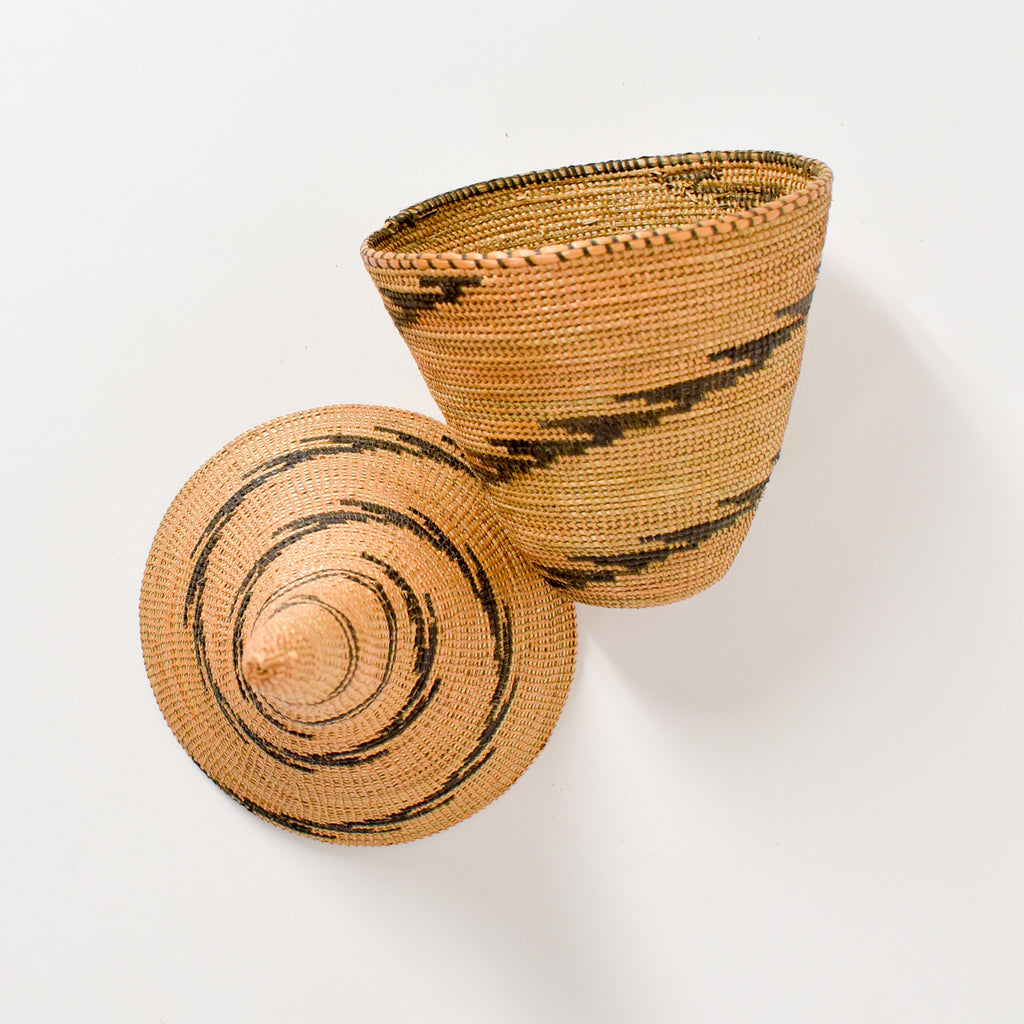 Tutsi Basket with Lid Rwanda