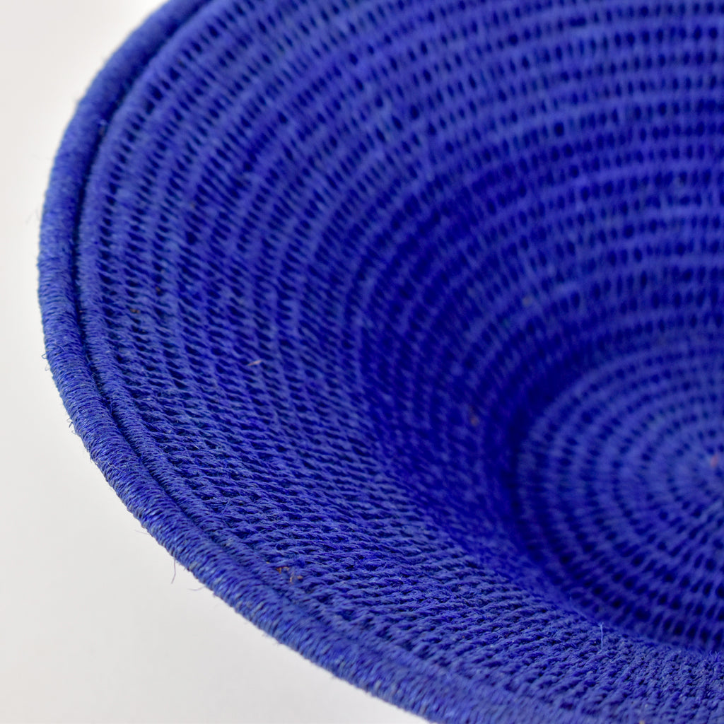 Navy Sisal Handwoven Basket Eswatini