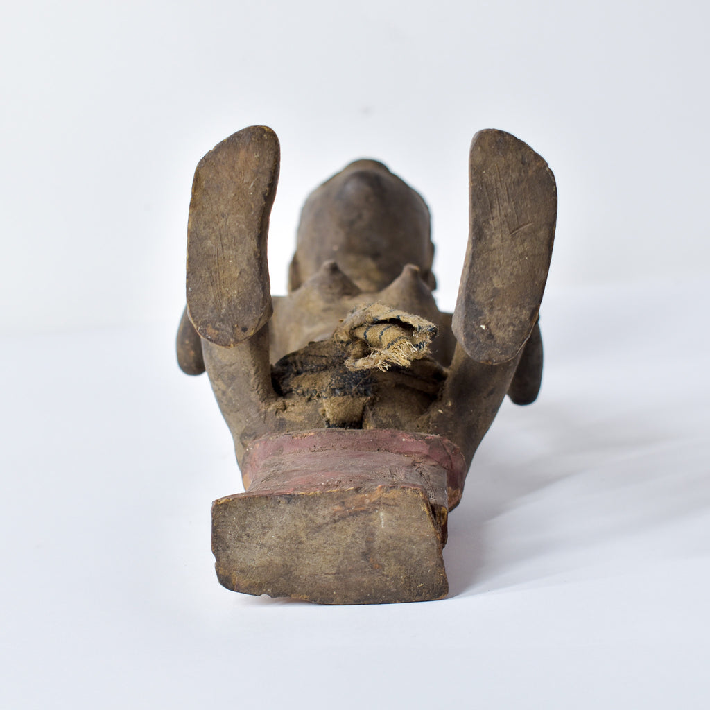 Baule Seated Wood Figure Côte d'Ivoire