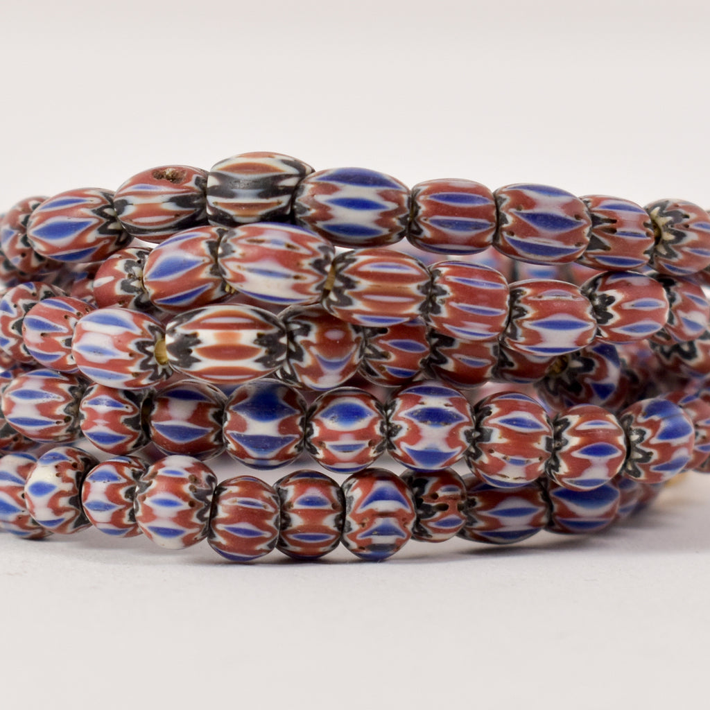 5 Layer Chevron Trade Beads 32 Inch India