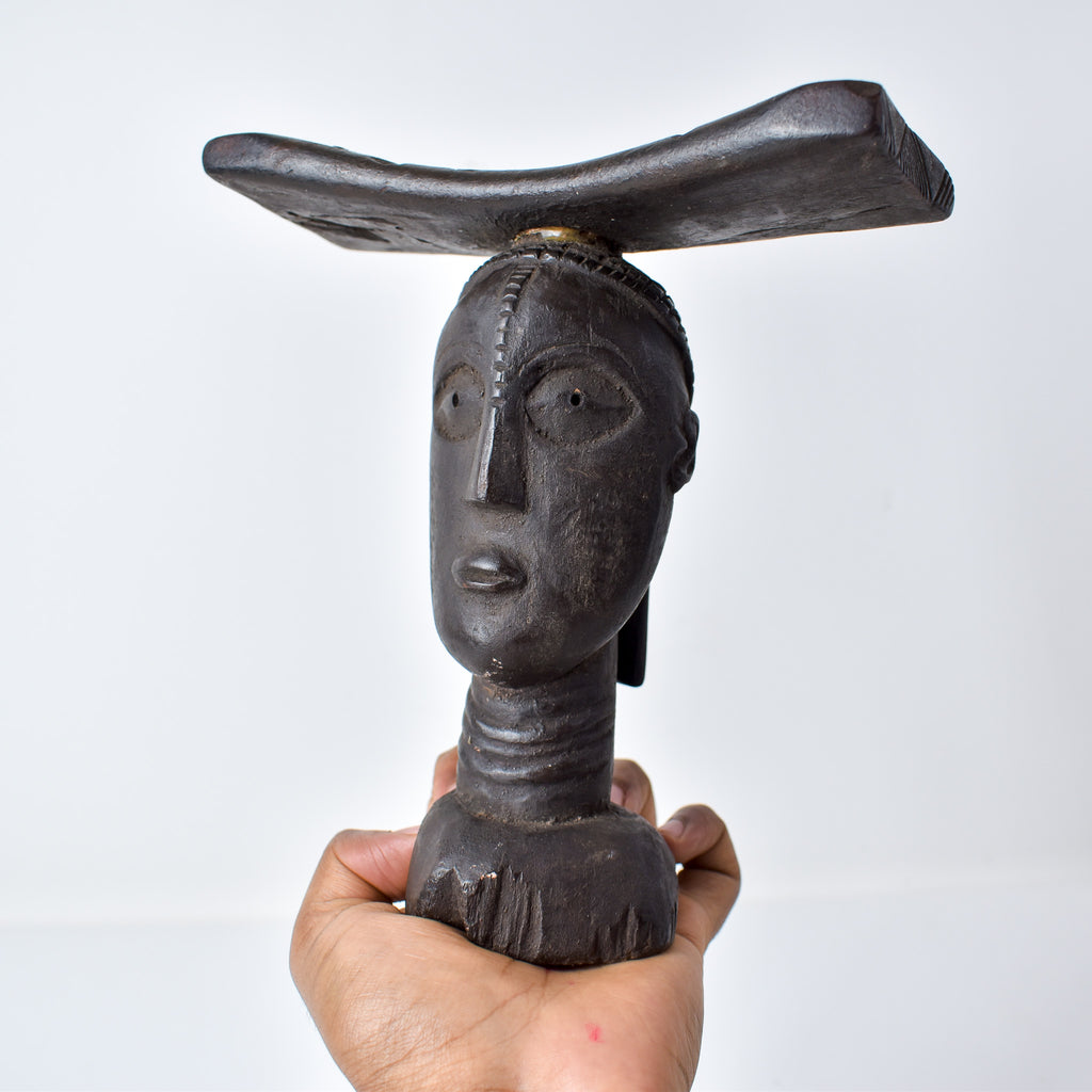 Tabwa Wood Headrest Congo