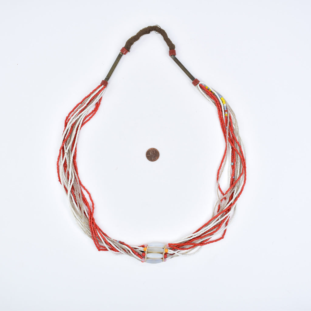 Fulani Beaded Necklace Nigeria 32 Inch