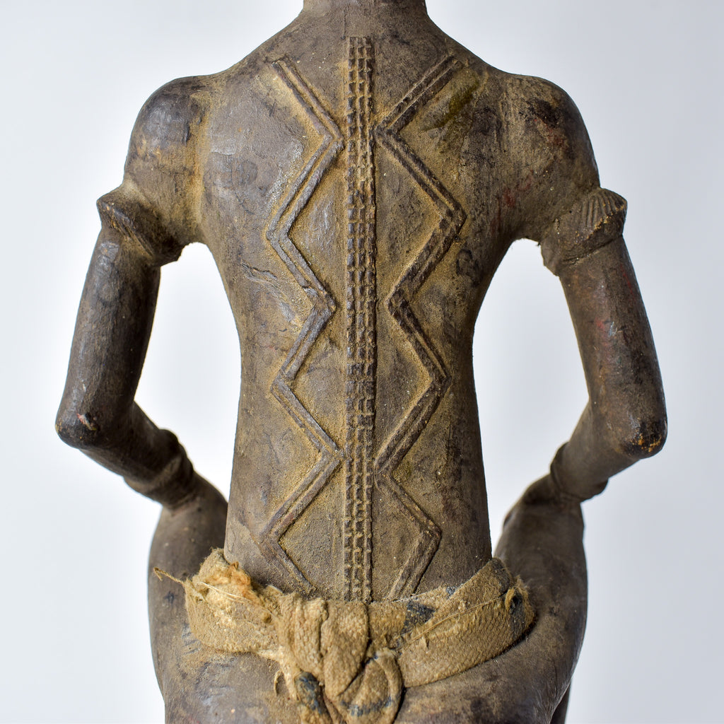 Baule Seated Wood Figure Côte d'Ivoire