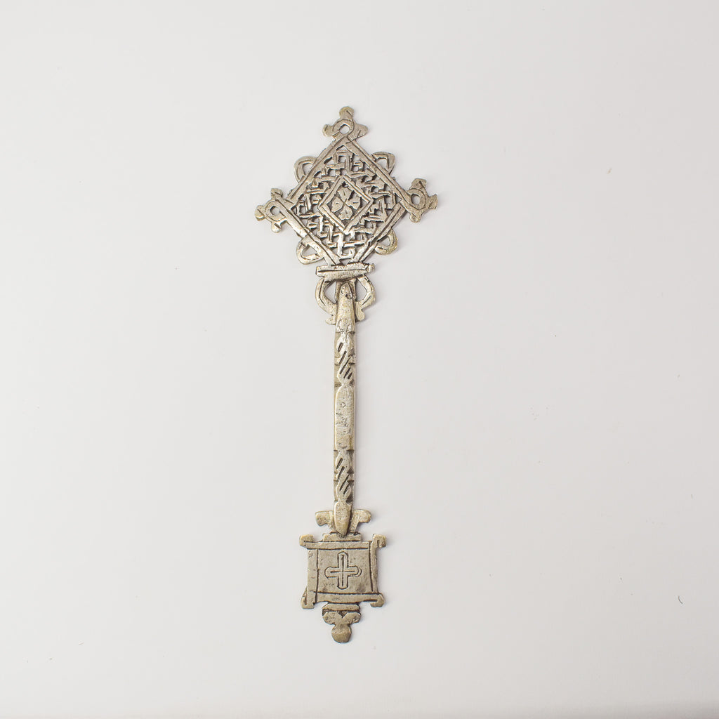 Silver Coptic Hand Cross Ethiopia