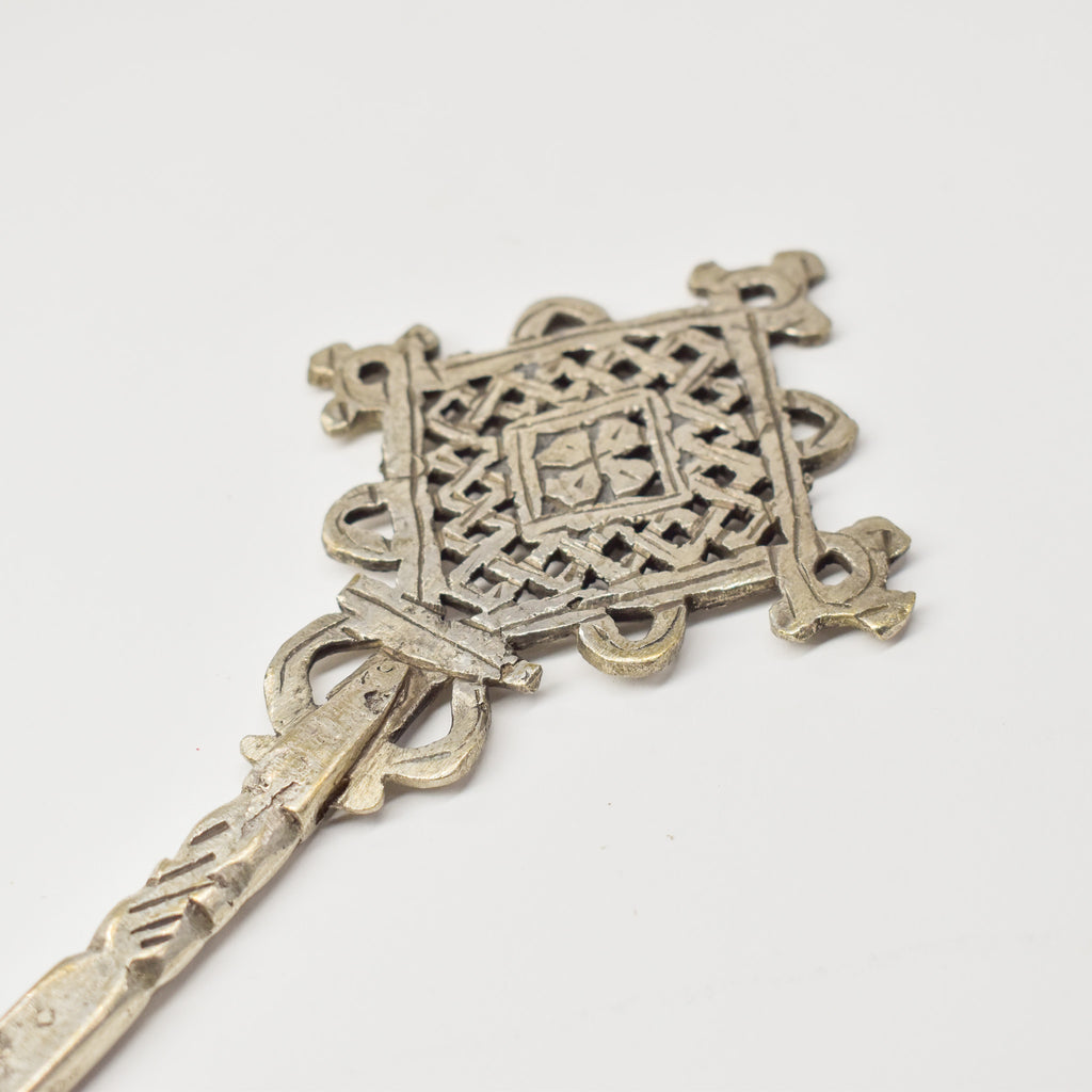 Silver Coptic Hand Cross Ethiopia