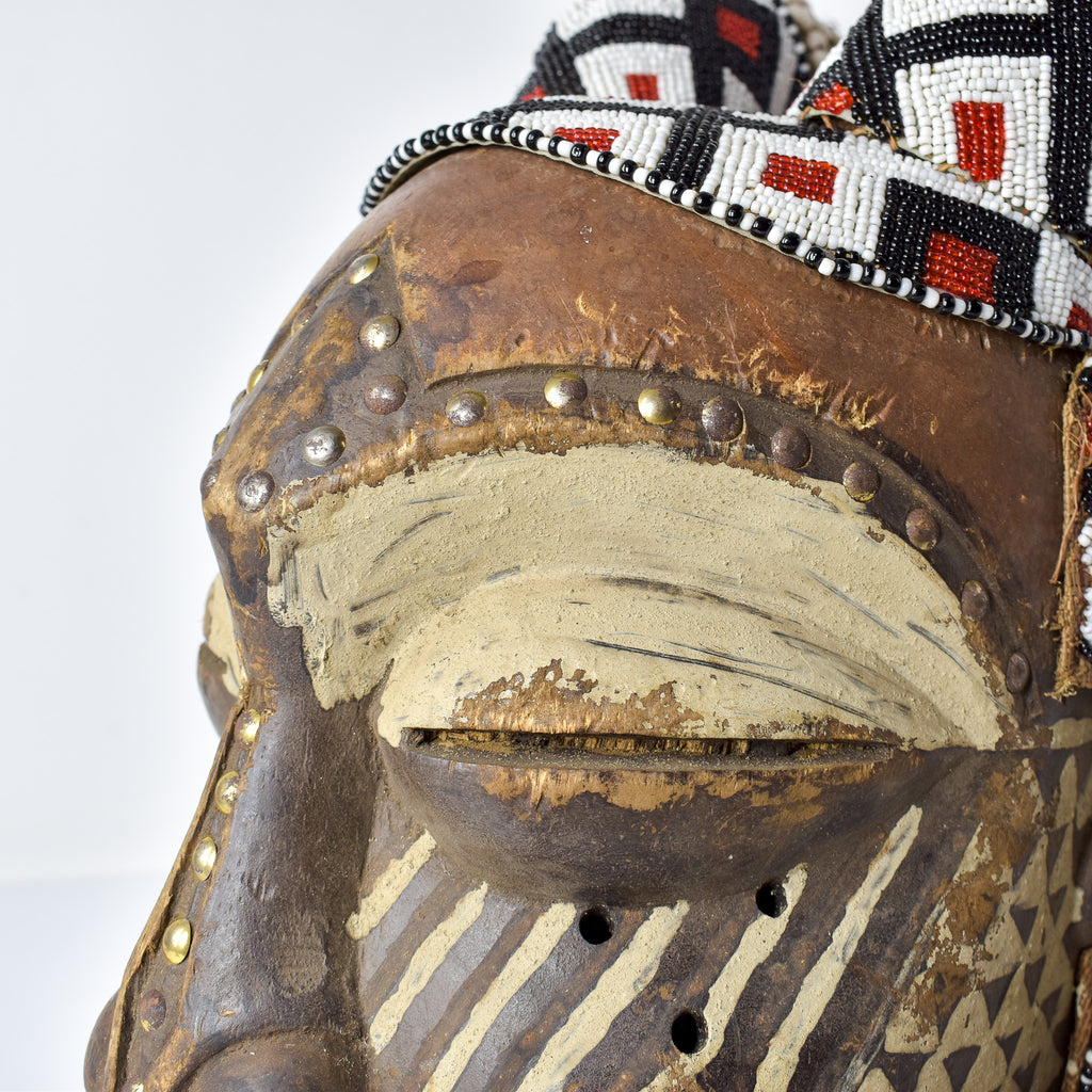 Kuba Mask Bwoom Helmet Royal Congo