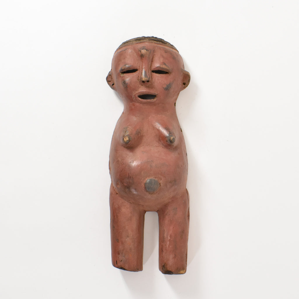 Makonde Miniature Pregnant Belly Mask Tanzania