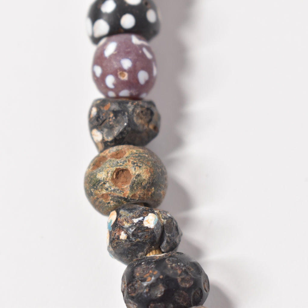 Black Skunk Venetian Trade Beads