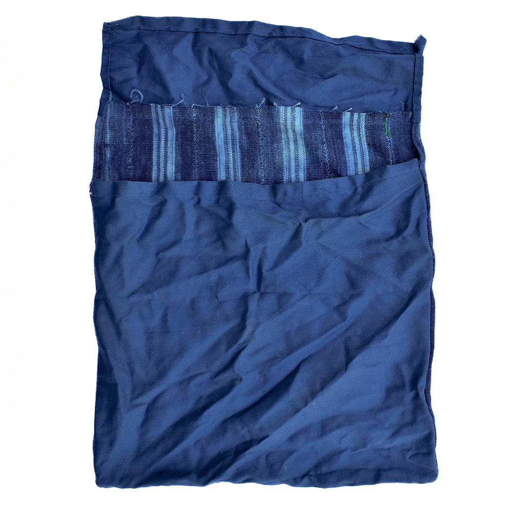 Indigo Pillow Case Textile Dogon or Mossi 16x16 Inch