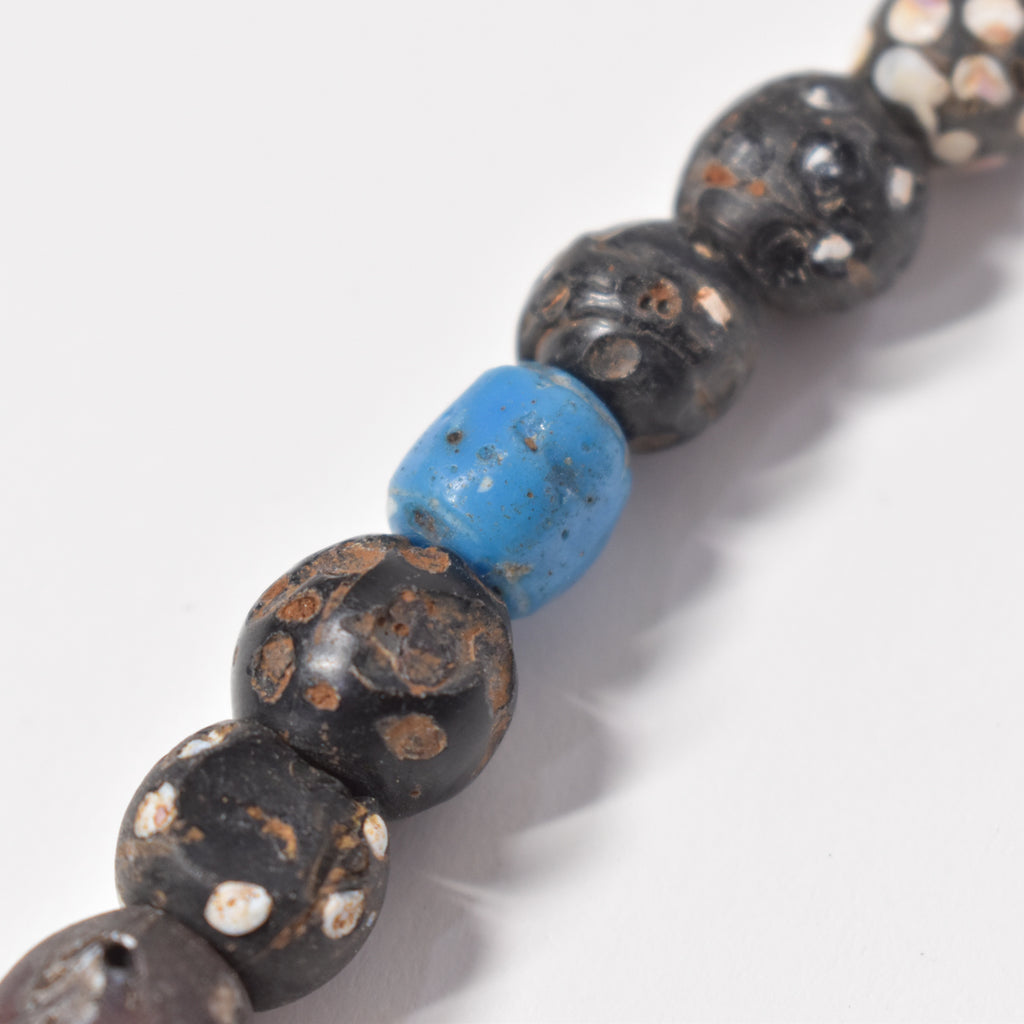 Black Skunk Venetian Trade Beads