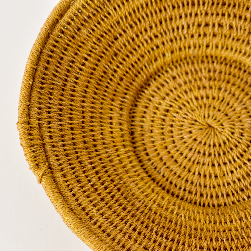 Teal Sisal Handwoven Basket Eswatini