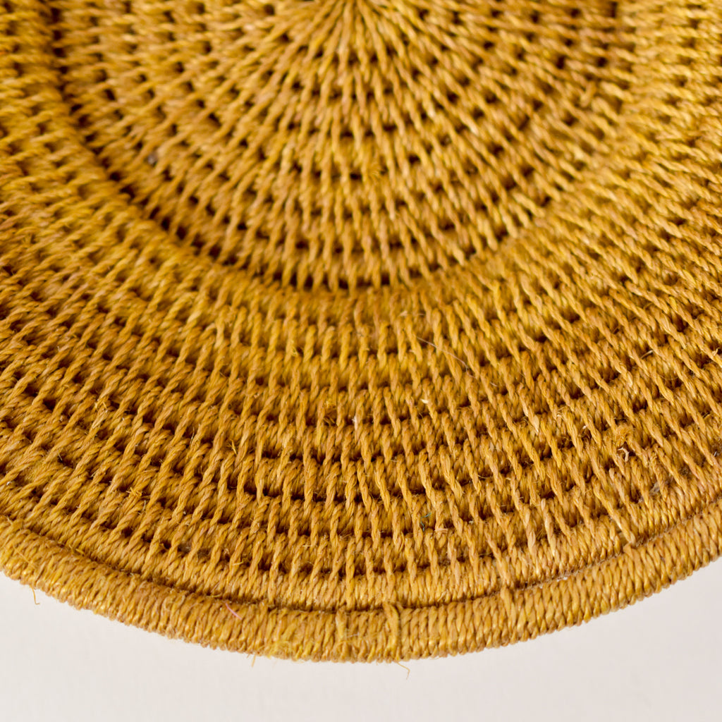 Teal Sisal Handwoven Basket Eswatini