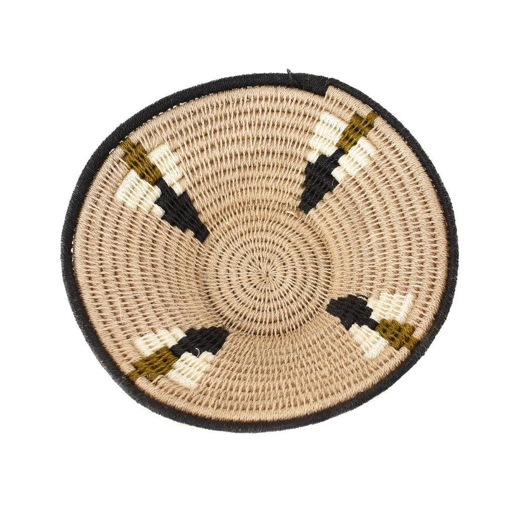 Neutral Agave Sisal Handwoven Basket Eswatini