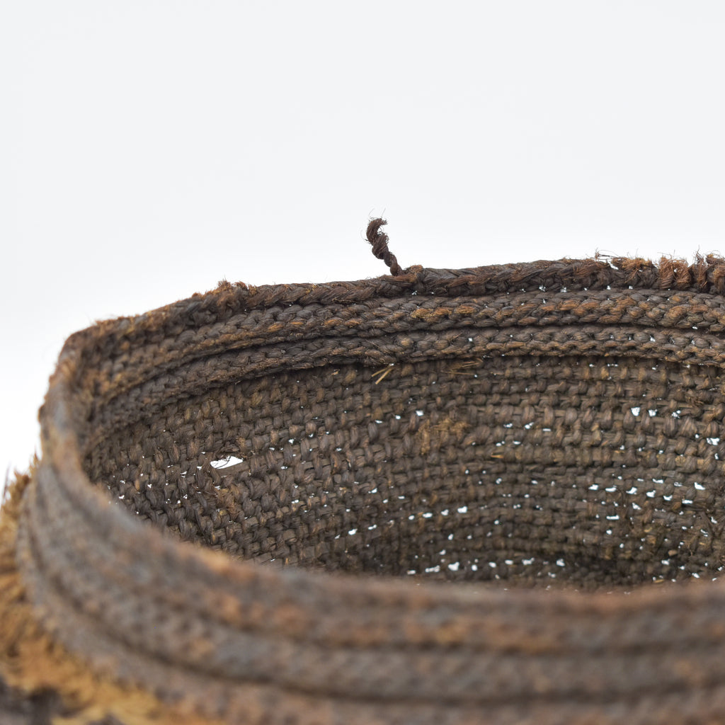 Bamileke Raffia Hat on Custom Stand Cameroon
