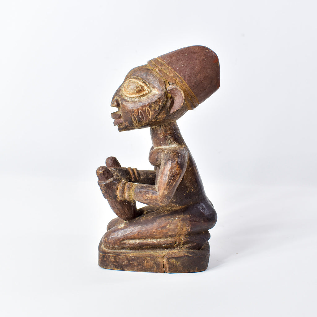 Yoruba Kneeling Figure Nigeria