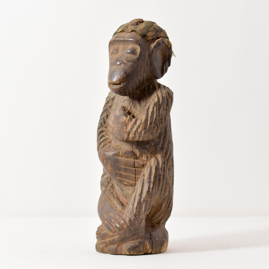 Baule Mbra Monkey Figure Cote d'Ivoire