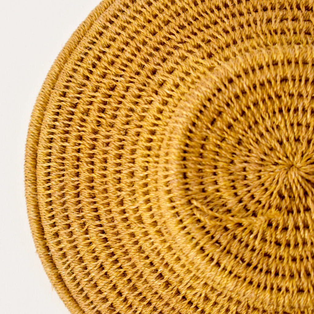 Teal Sisal Handwoven Basket Eswatini