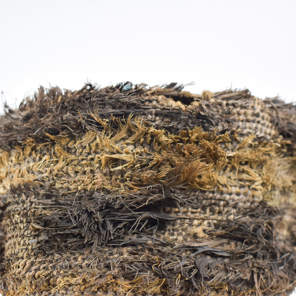 Bamileke Raffia Hat on Custom Stand Cameroon