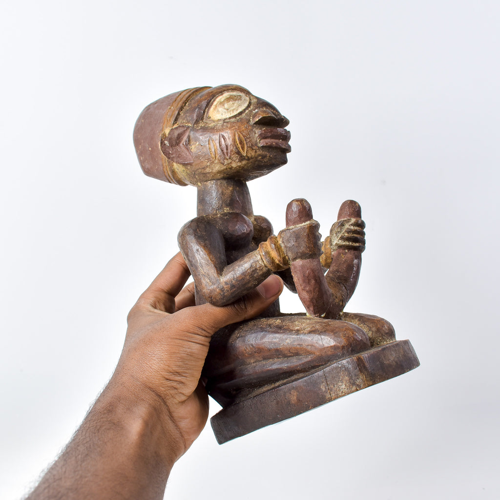 Yoruba Kneeling Figure Nigeria