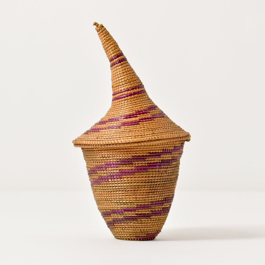 Tutsi Basket with Lid Rwanda