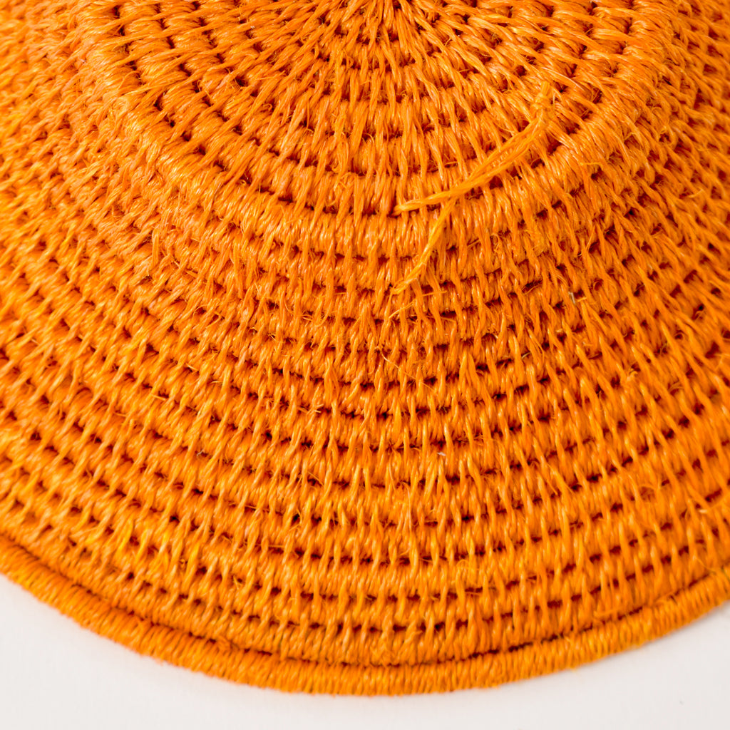 Orange Sisal Handwoven Basket Eswatini