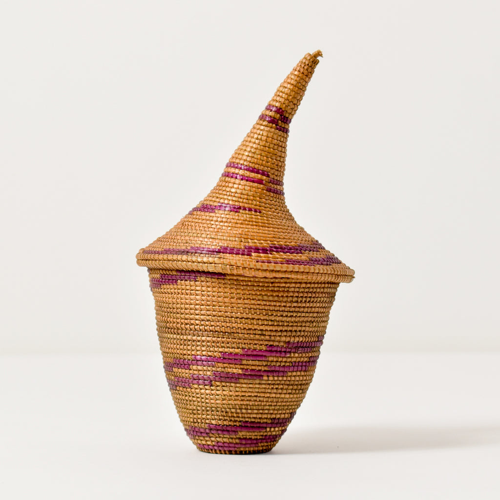 Tutsi Basket with Lid Rwanda