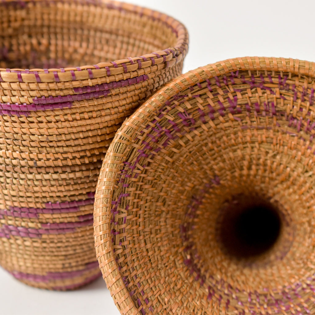 Tutsi Basket with Lid Rwanda