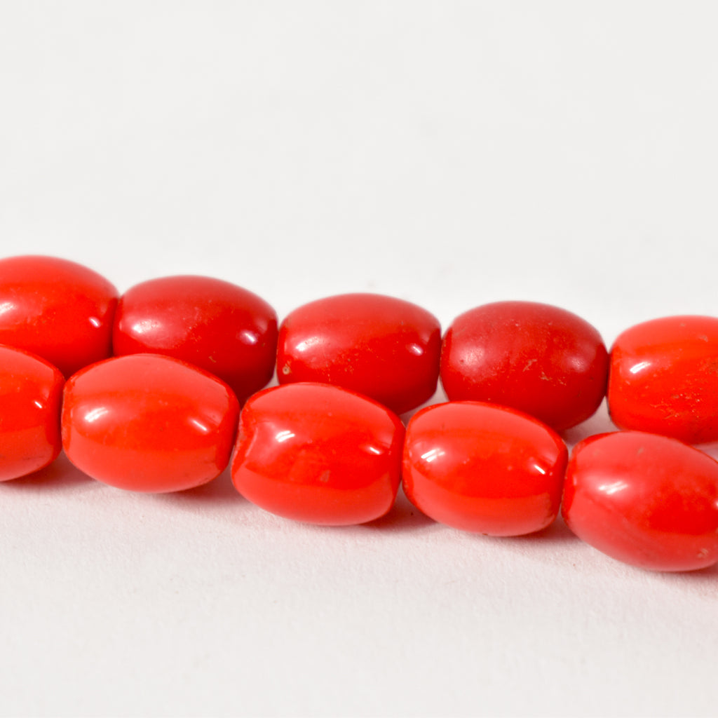 Red Bohemian Trade Beads 36 Inch