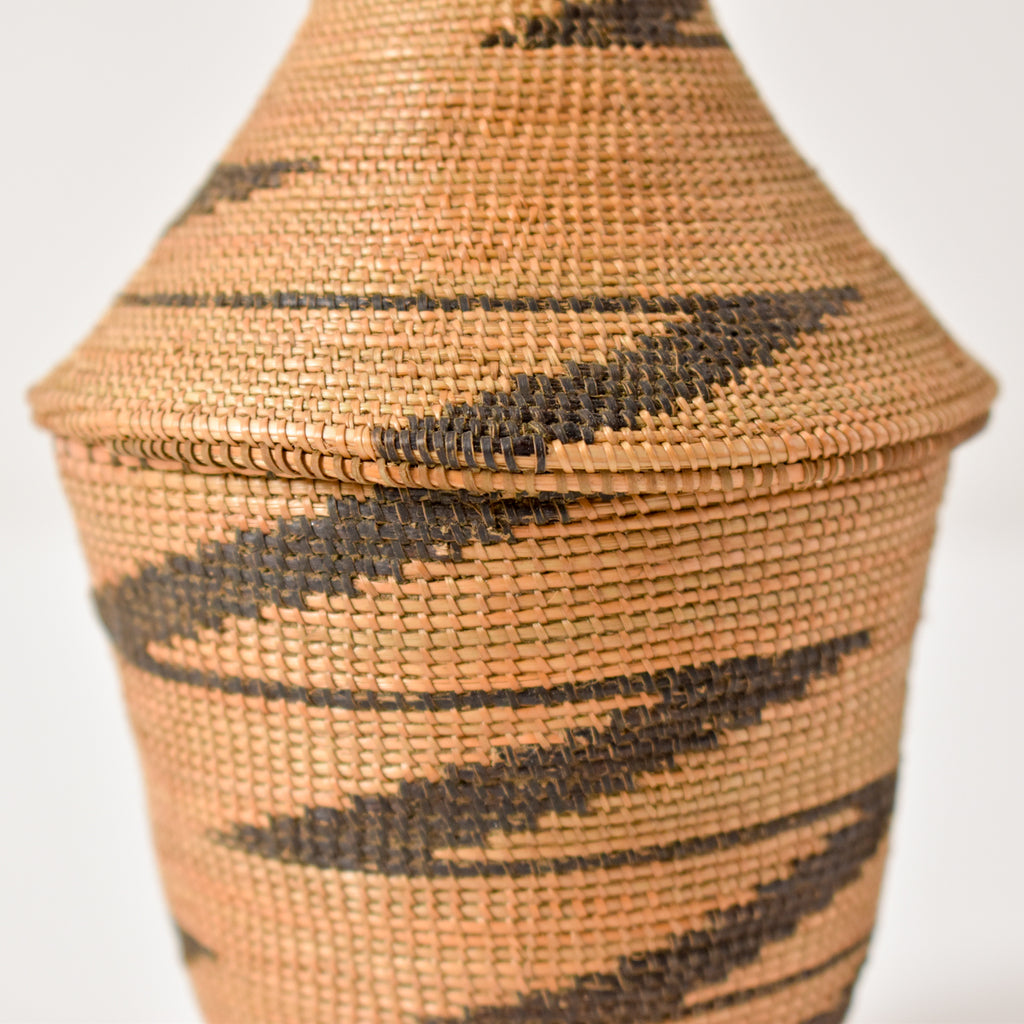 Tutsi Basket with Lid Rwanda