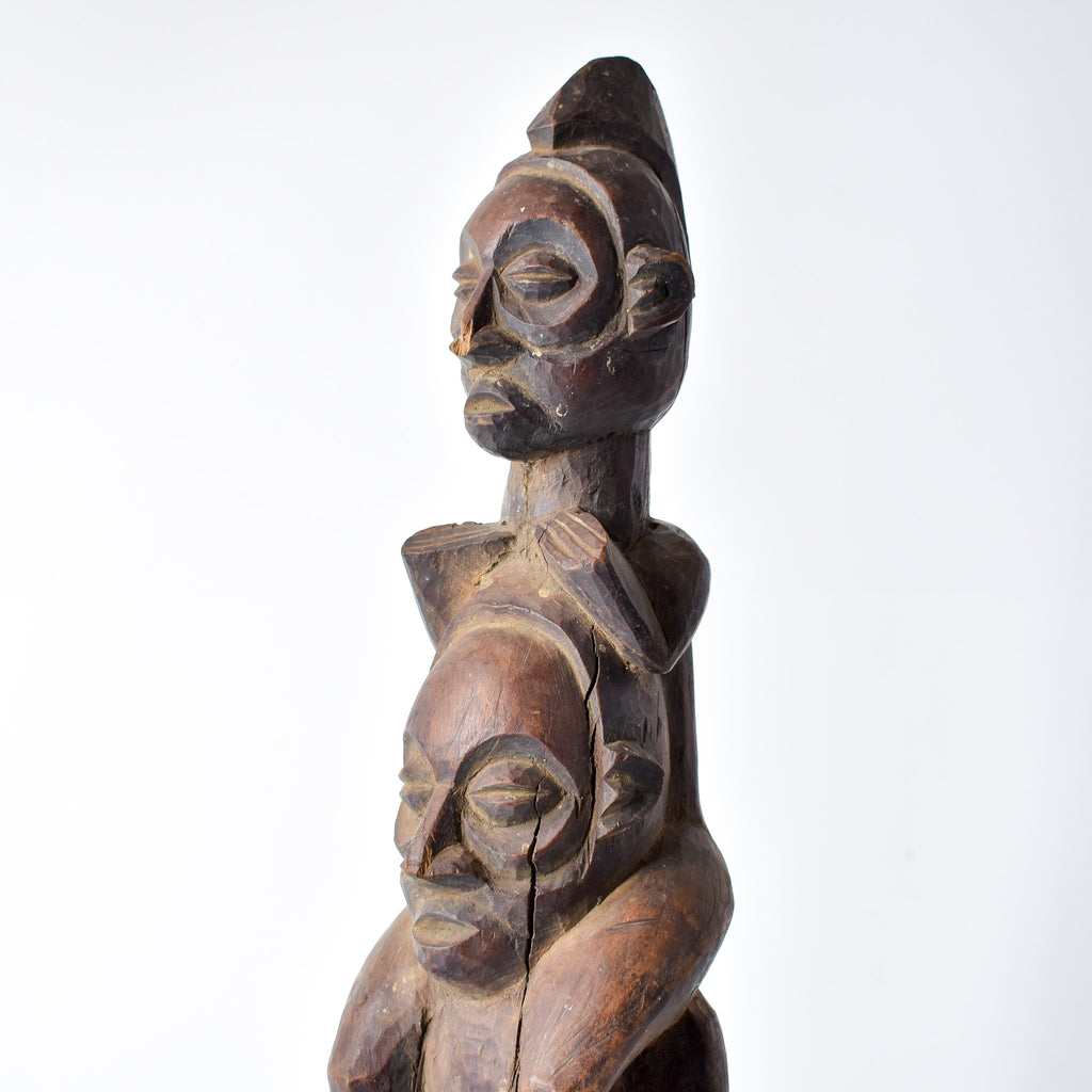 Yaka Double Figure Standing Congo