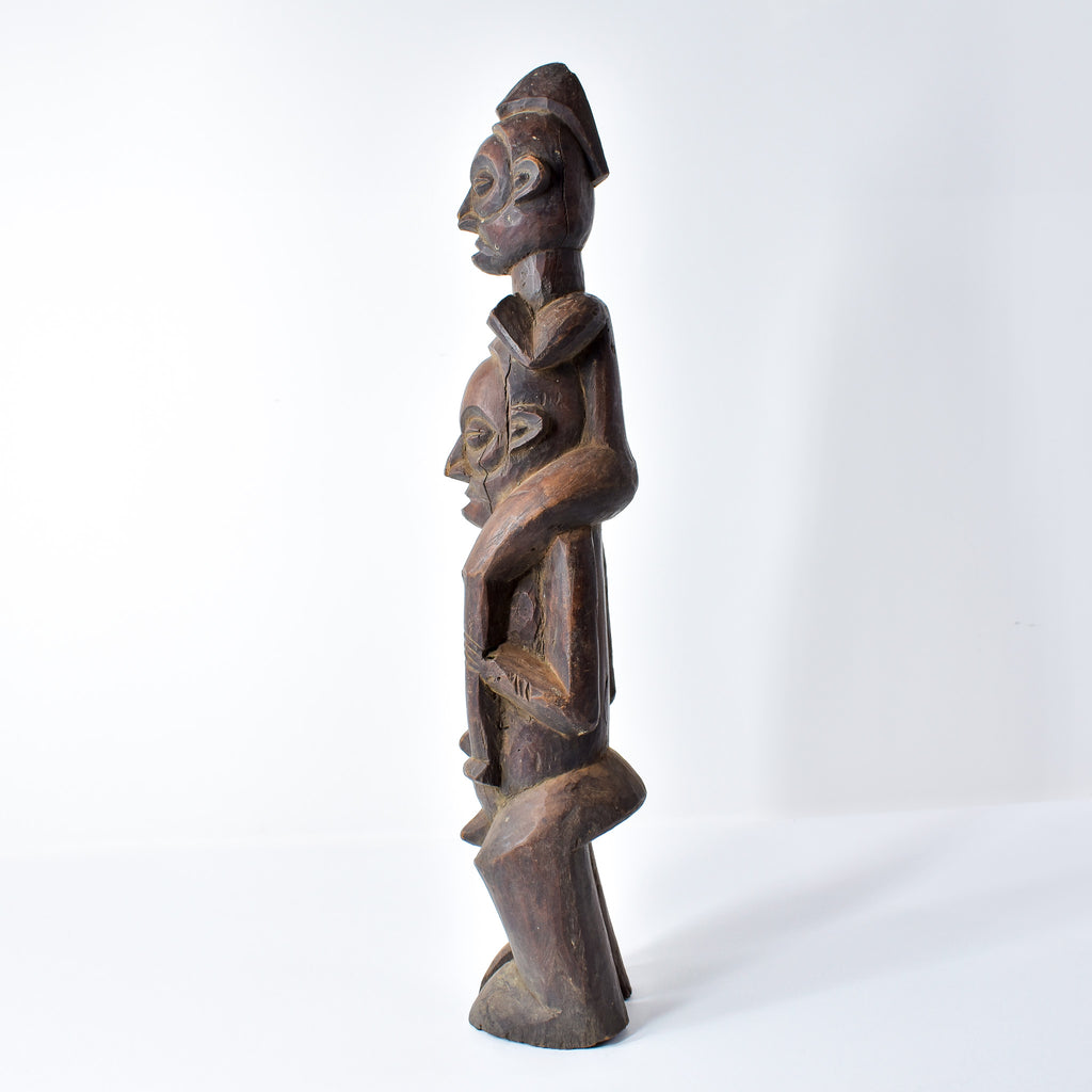 Yaka Double Figure Standing Congo