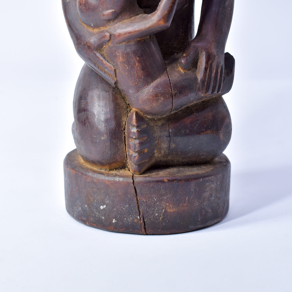 Kongo Maternity Figure on Base Congo