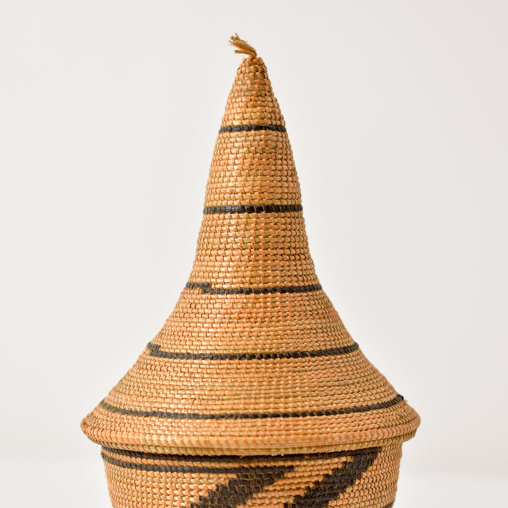 Tutsi Basket with Lid Rwanda