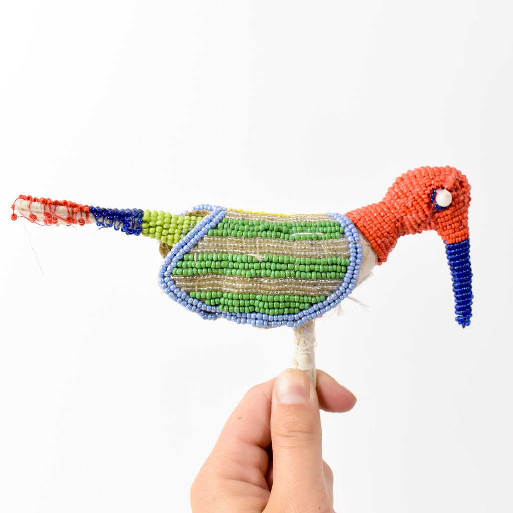 Yoruba Multicolor Beaded Bird Nigeria
