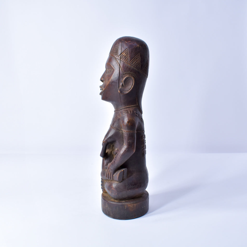 Kongo Maternity Figure on Base Congo