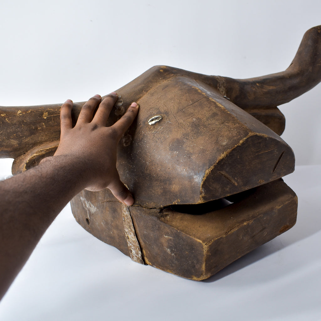 Tabwa Kiyunde Buffalo Mask Congo