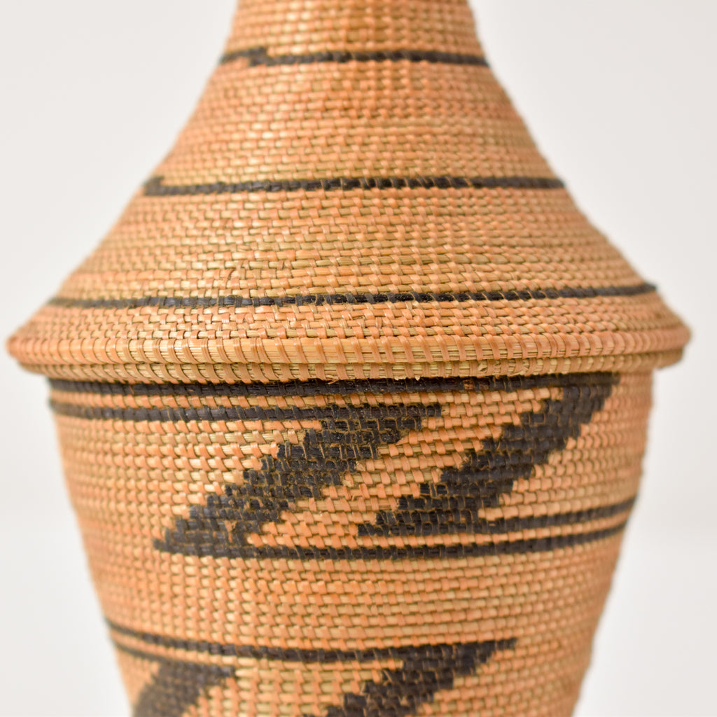 Tutsi Basket with Lid Rwanda