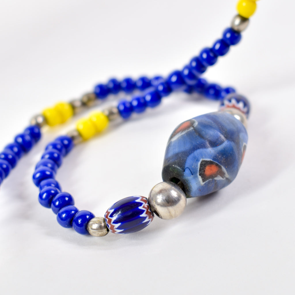 Mixed Venetian Trade Bead Necklace Henry Collection