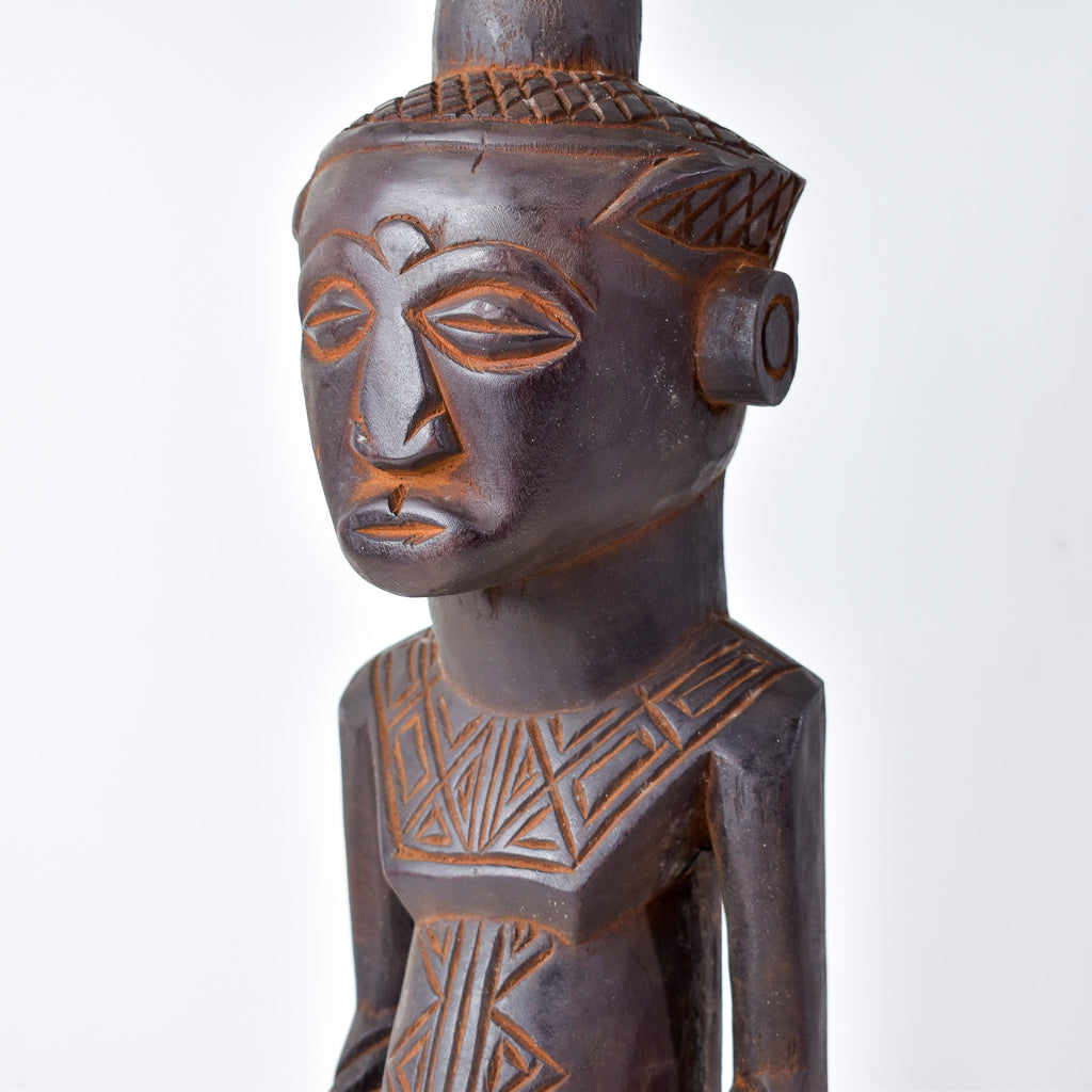 Ndengese Male Wooden Figure Congo