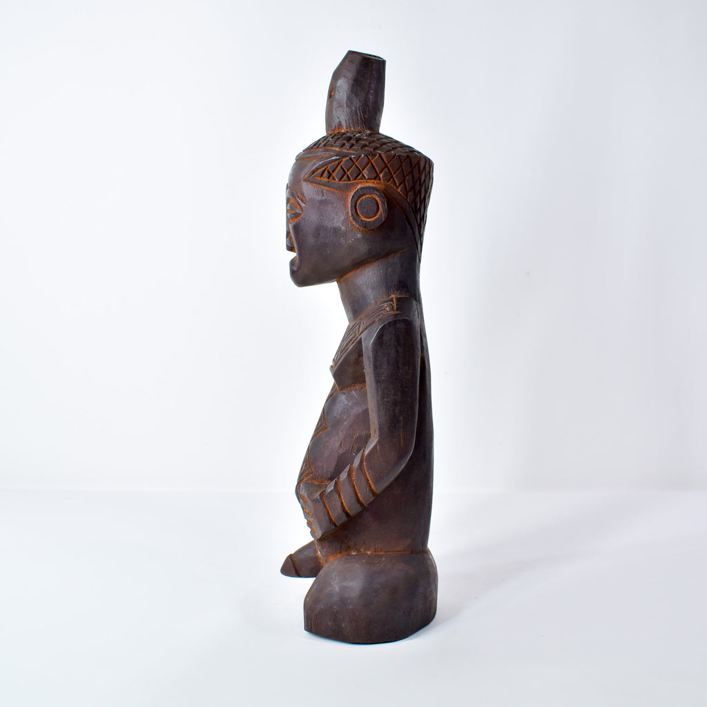 Ndengese Male Wooden Figure Congo
