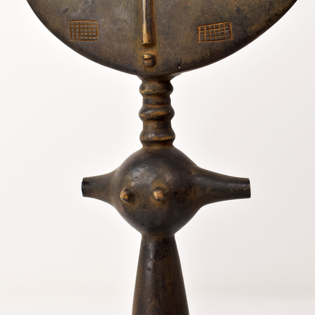 Asante Akua'ba Fertility Doll With Beads Ghana 