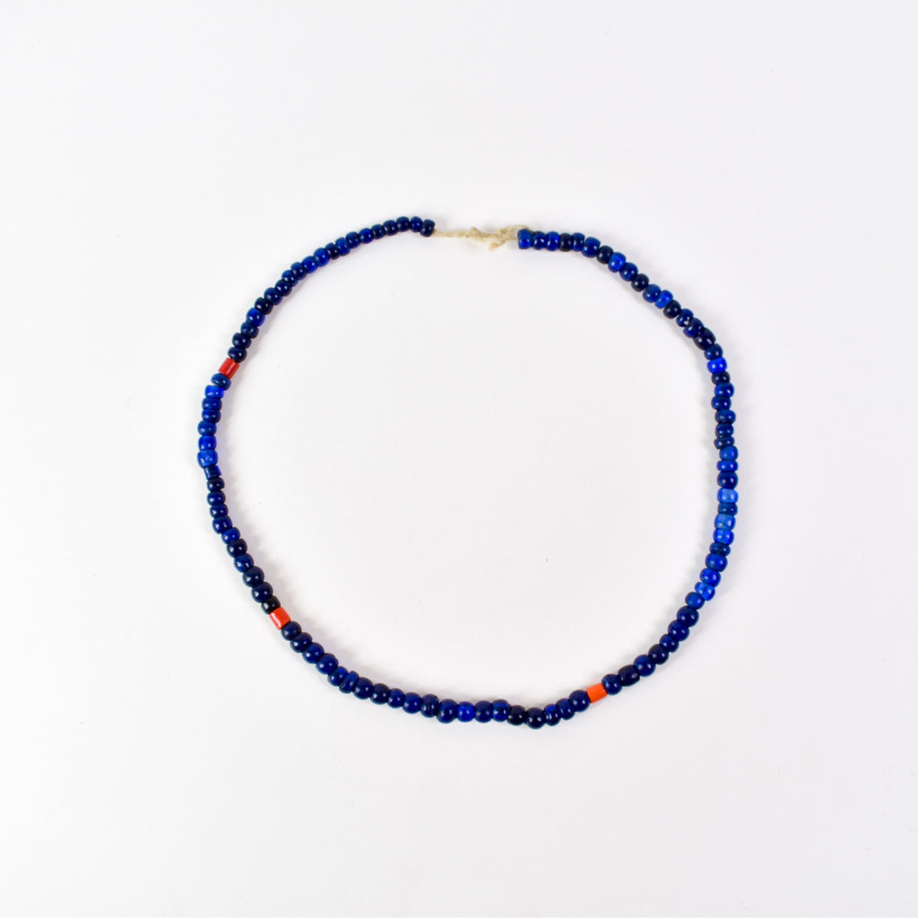 Cobalt Blue Padre Bohemian Trade Beads Henry Collection Burma