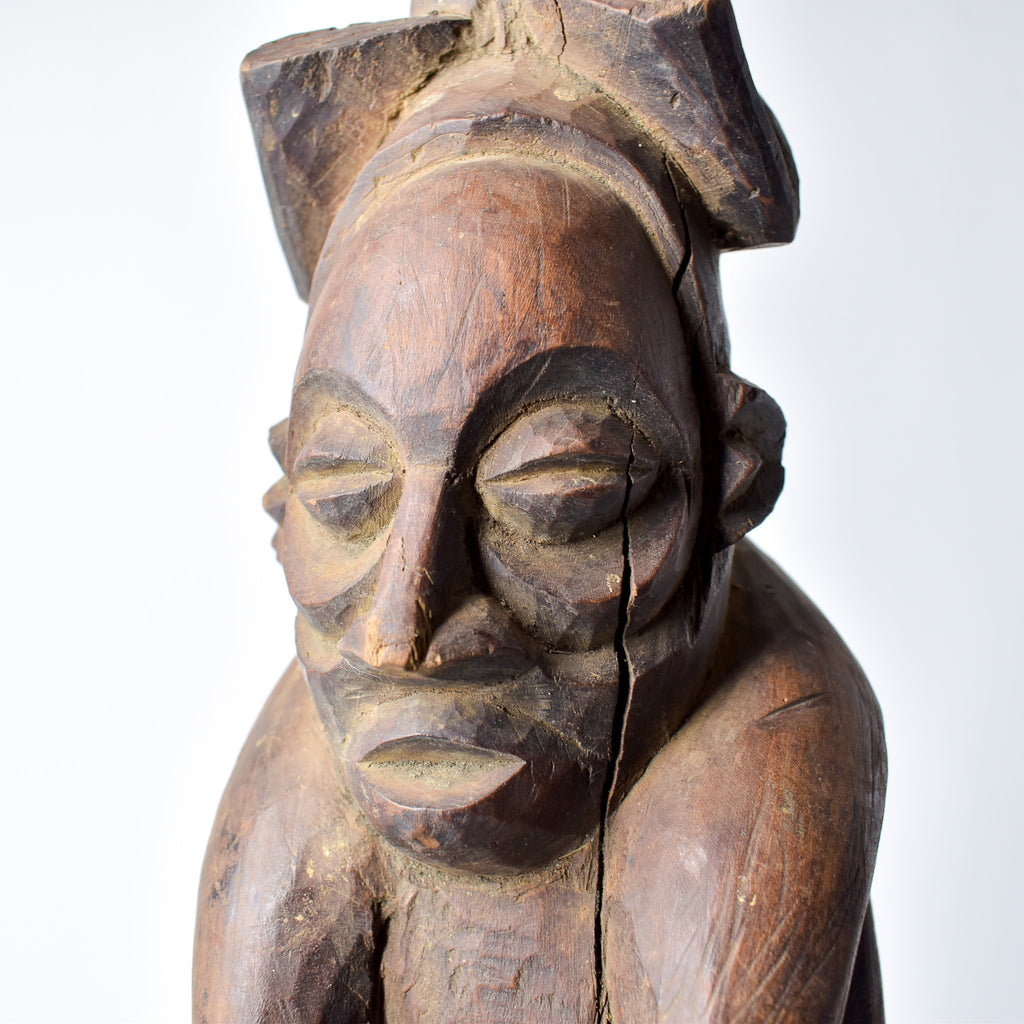 Yaka Double Figure Standing Congo