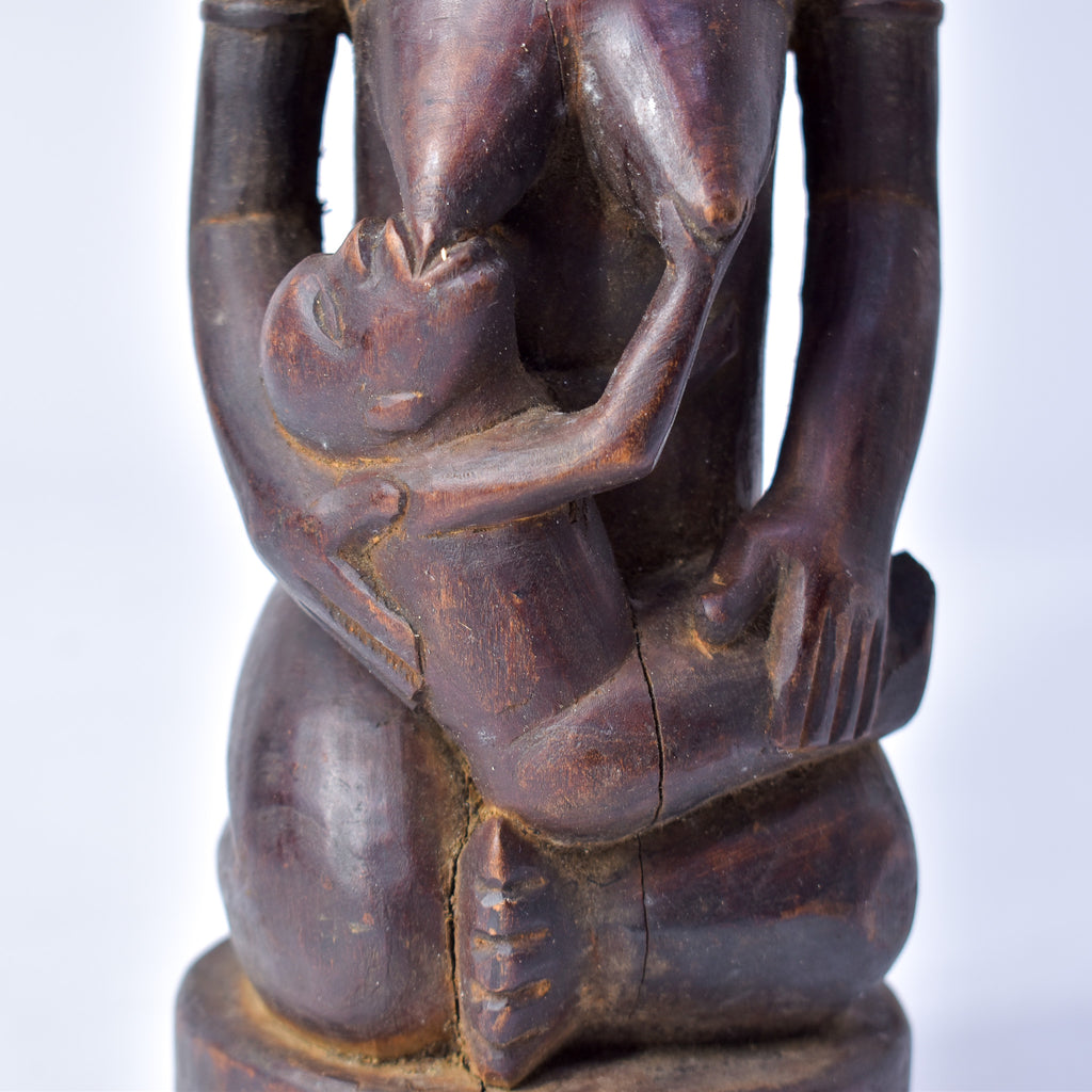 Kongo Maternity Figure on Base Congo