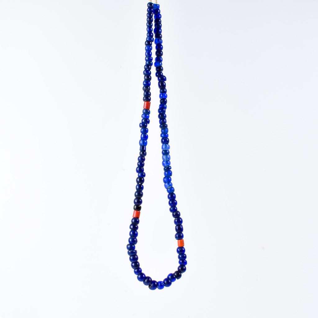 Cobalt Blue Padre Bohemian Trade Beads Henry Collection Burma