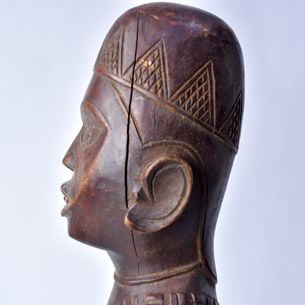 Kongo Maternity Figure on Base Congo
