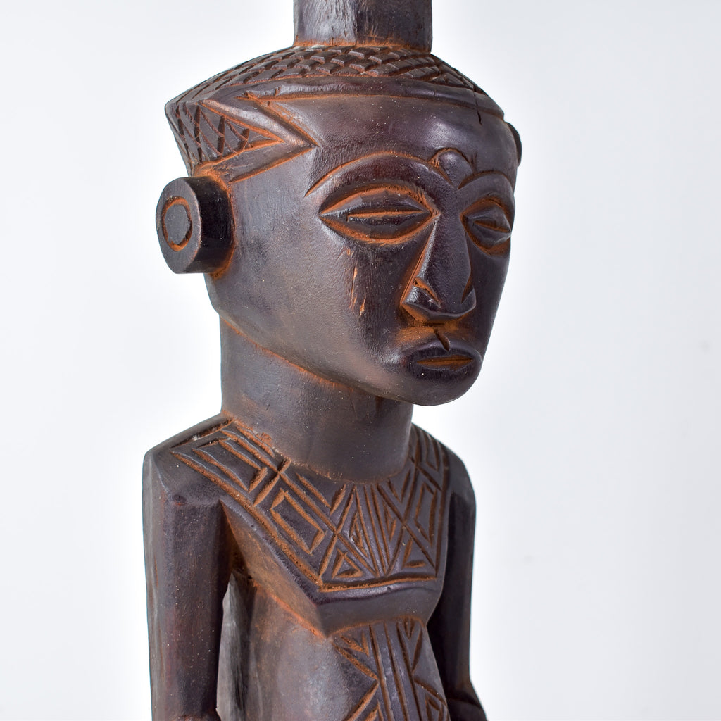 Ndengese Male Wooden Figure Congo