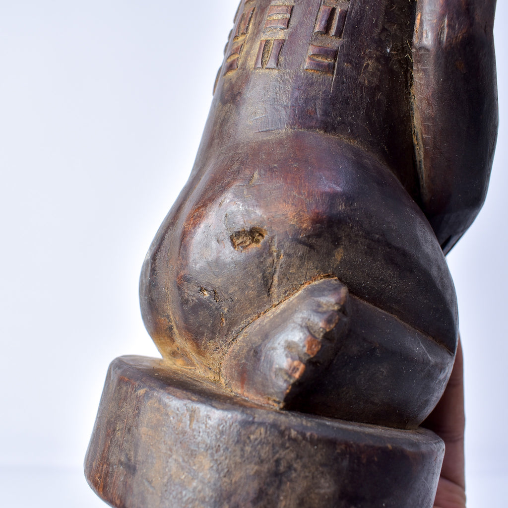 Kongo Maternity Figure on Base Congo