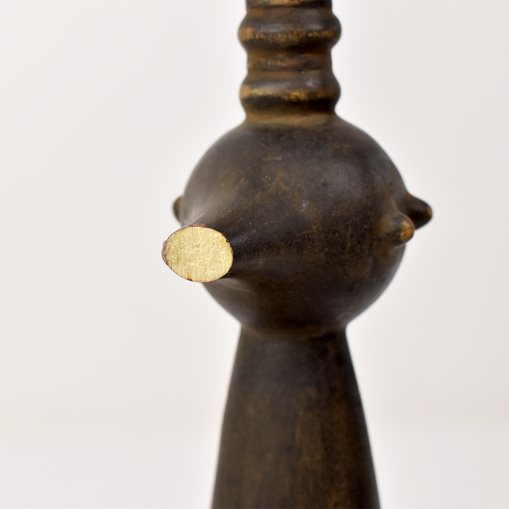 Asante Akua'ba Fertility Doll With Beads Ghana 